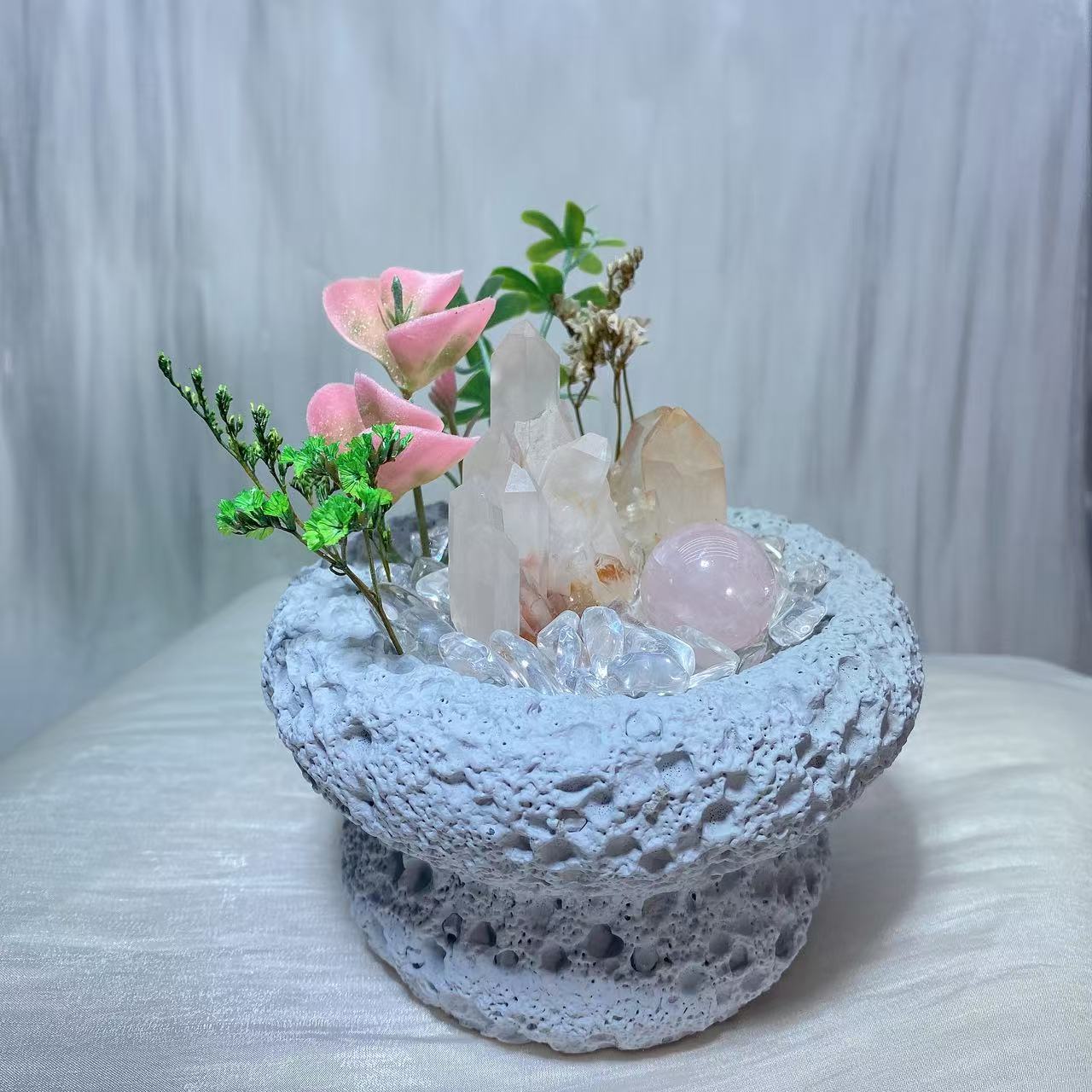 水晶盆栽