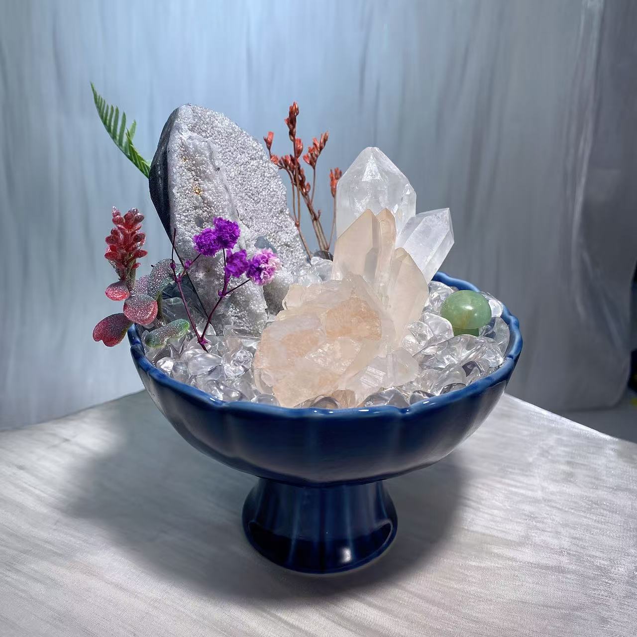 クリスタル盆栽
